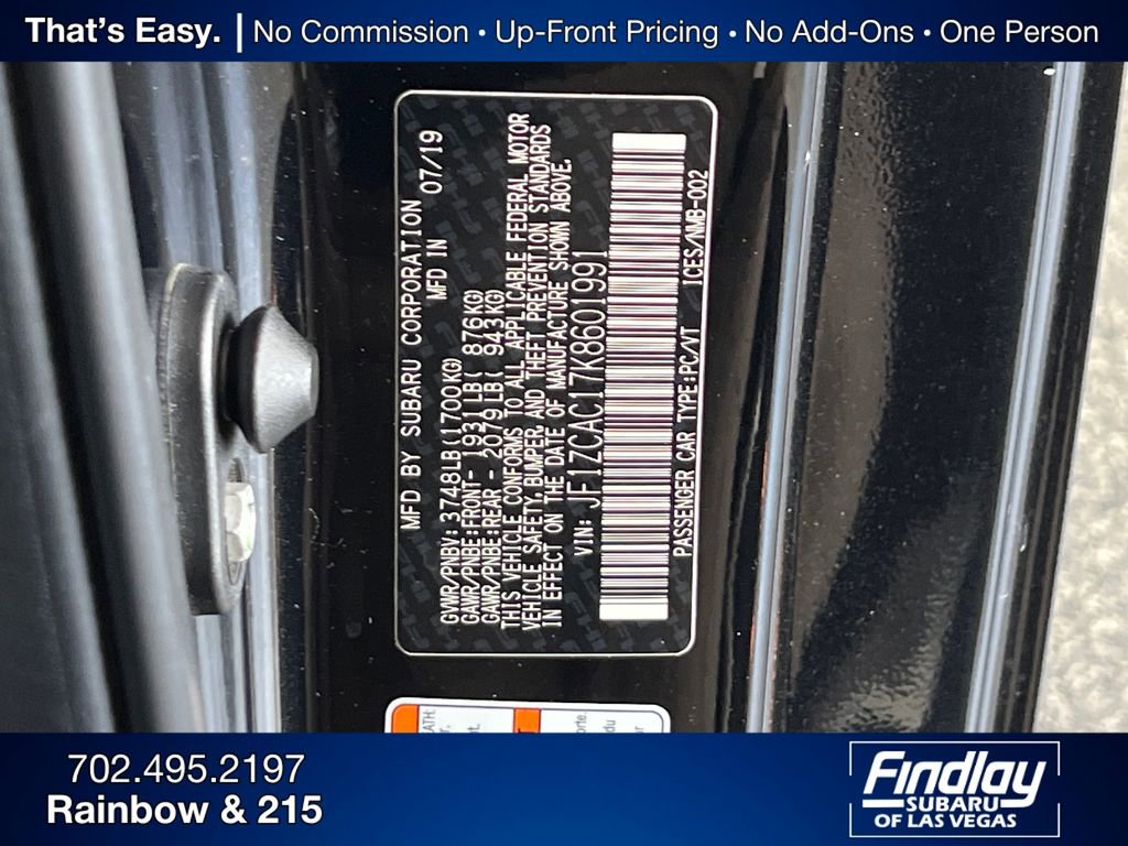 Used 2019 Subaru BRZ Limited image 30