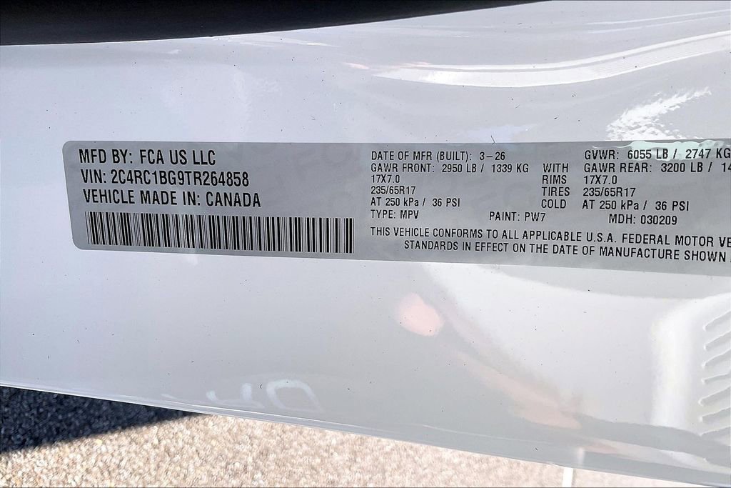 New 2026 Chrysler Pacifica Select FWD image 13