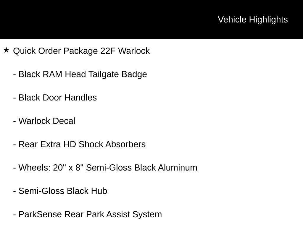 Used 2020 RAM 1500 Warlock w/ Electronics Group AWD/4WD image 18