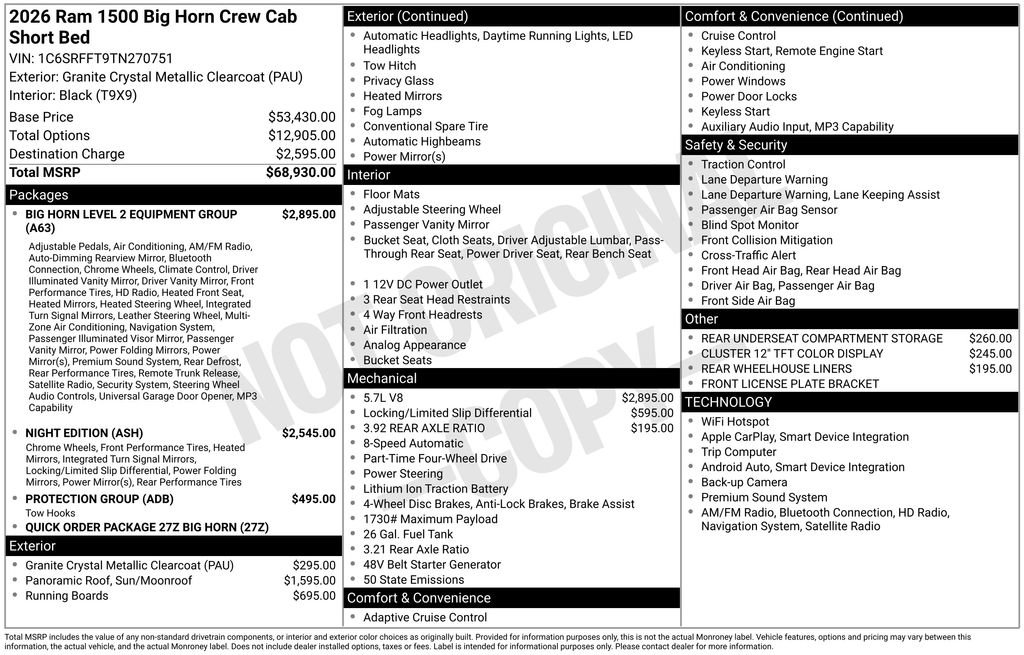 New 2026 RAM 1500 Big Horn image 25