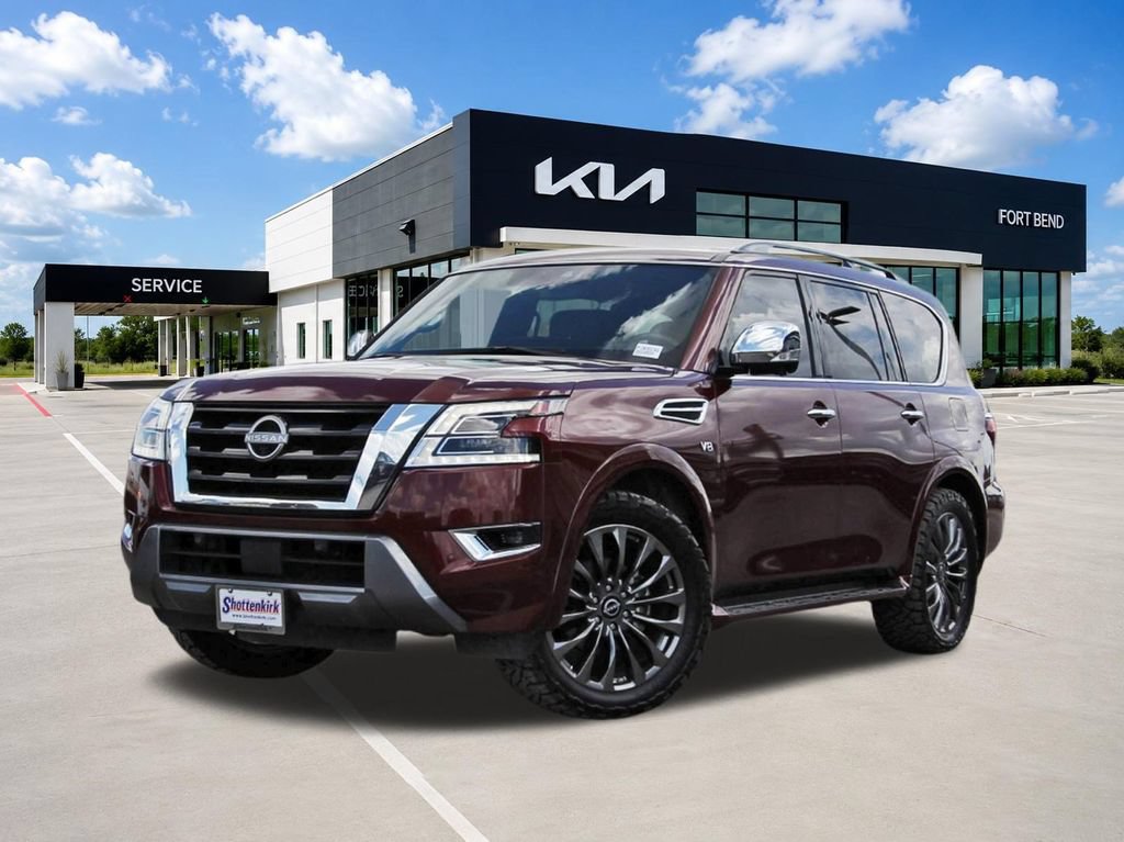 Used 2021 Nissan Armada Platinum w/ Captain's Chairs Package