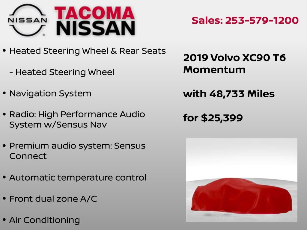 Used 2019 Volvo XC90 T6 Momentum w/ Advanced Package image 10