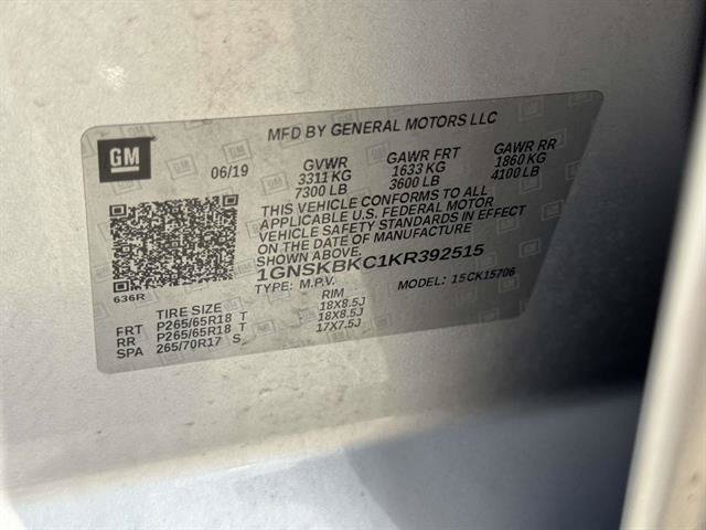 Used 2019 Chevrolet Tahoe LT AWD/4WD image 14