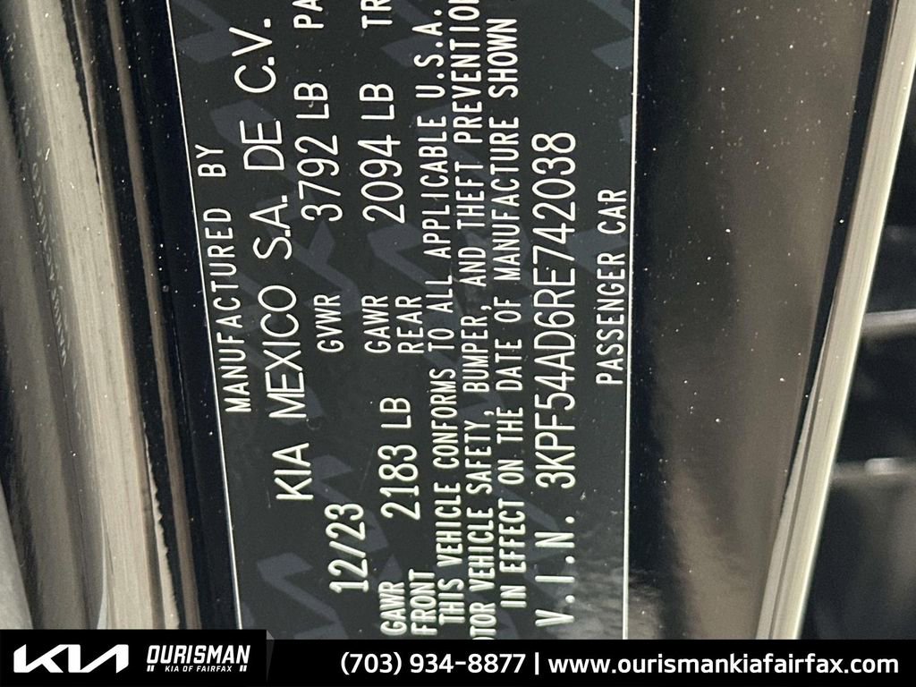 Used 2024 Kia Forte GT-Line w/ GT-Line Premium Package image 30