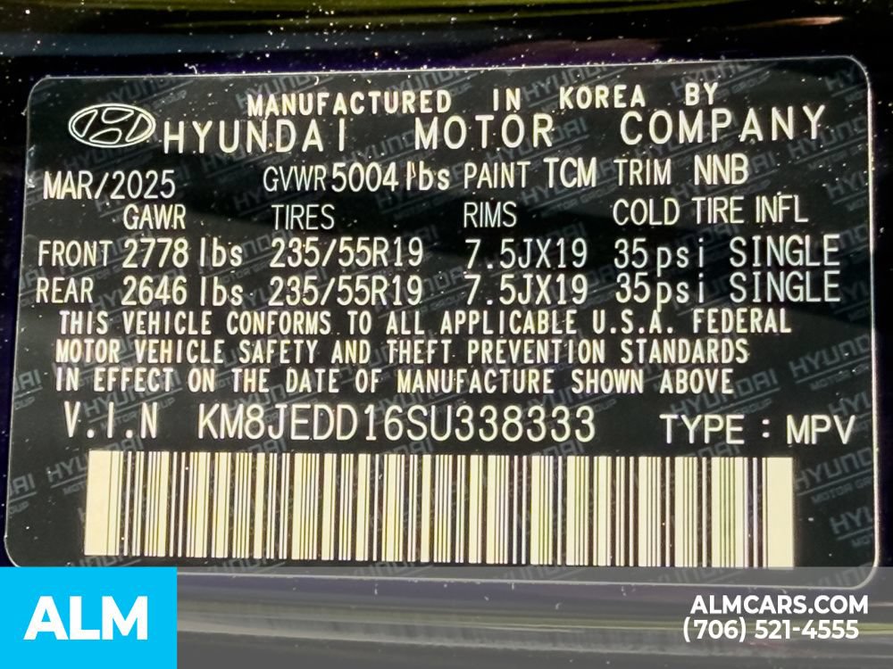 Used 2025 Hyundai Tucson Limited AWD/4WD image 14