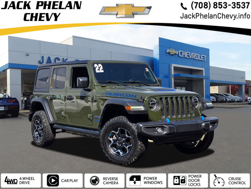Used 2022 Jeep Wrangler Unlimited Rubicon 4xe w/ Cold Weather Group
