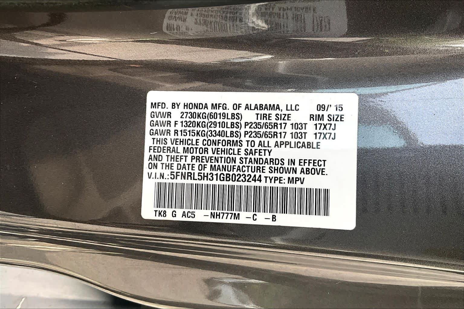 Used 2016 Honda Odyssey SE image 36