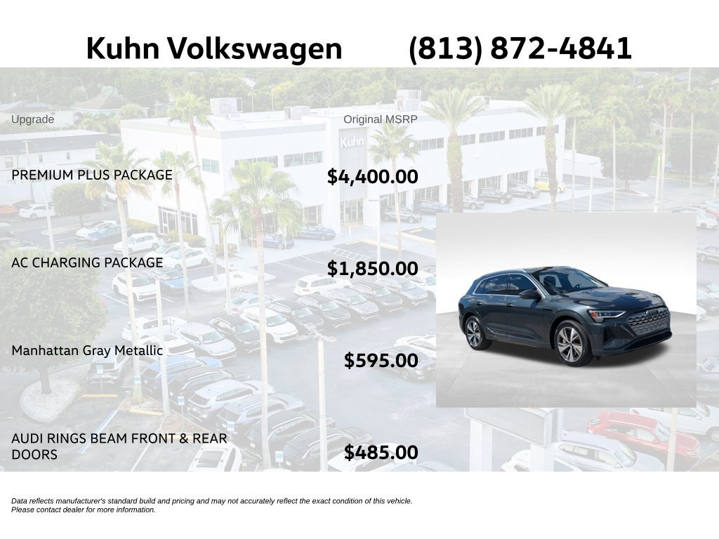Used 2024 Audi Q8 e-tron Premium Plus w/ Premium Plus Package AWD/4WD image 5