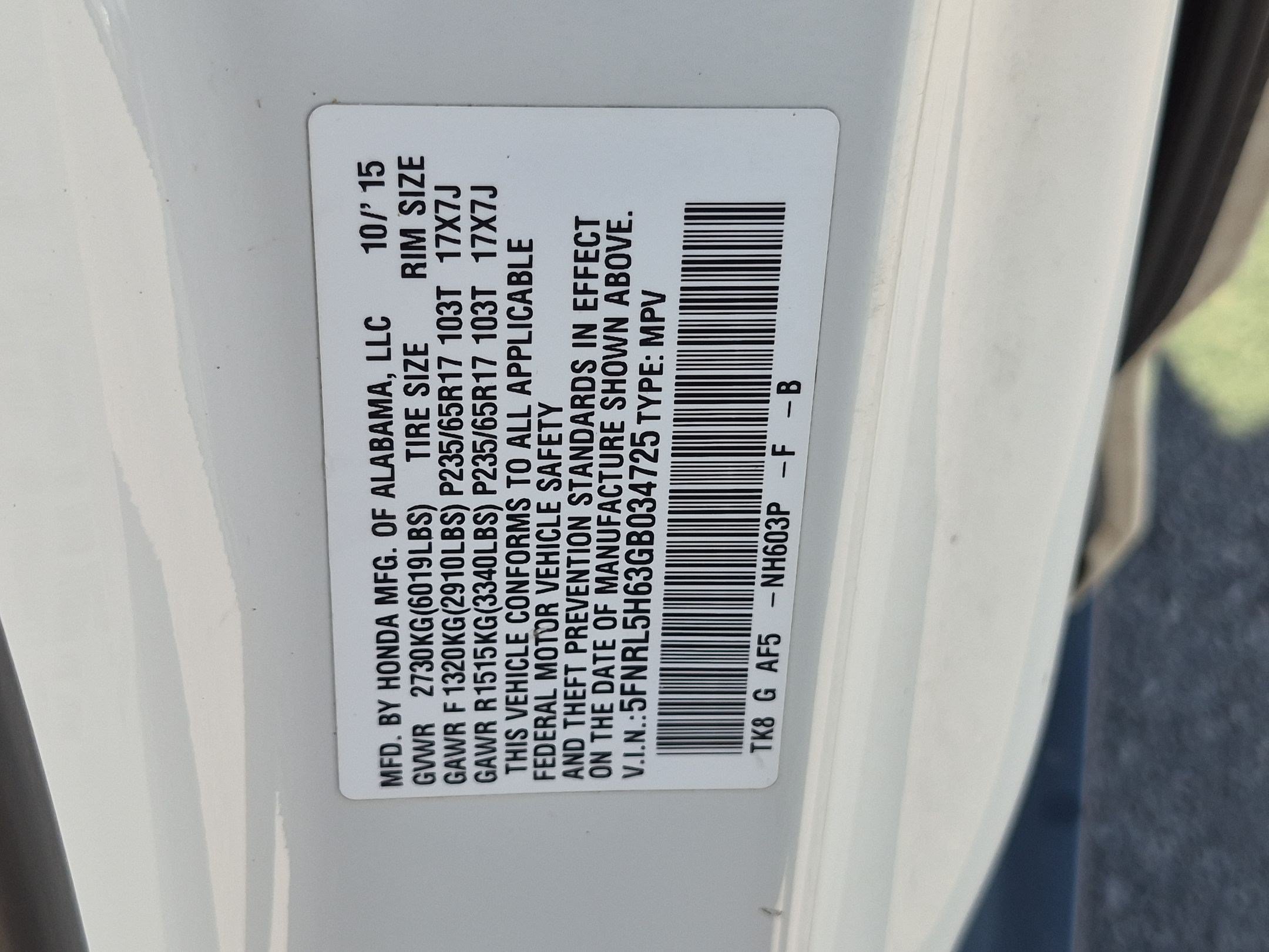 Used 2016 Honda Odyssey EX-L image 36