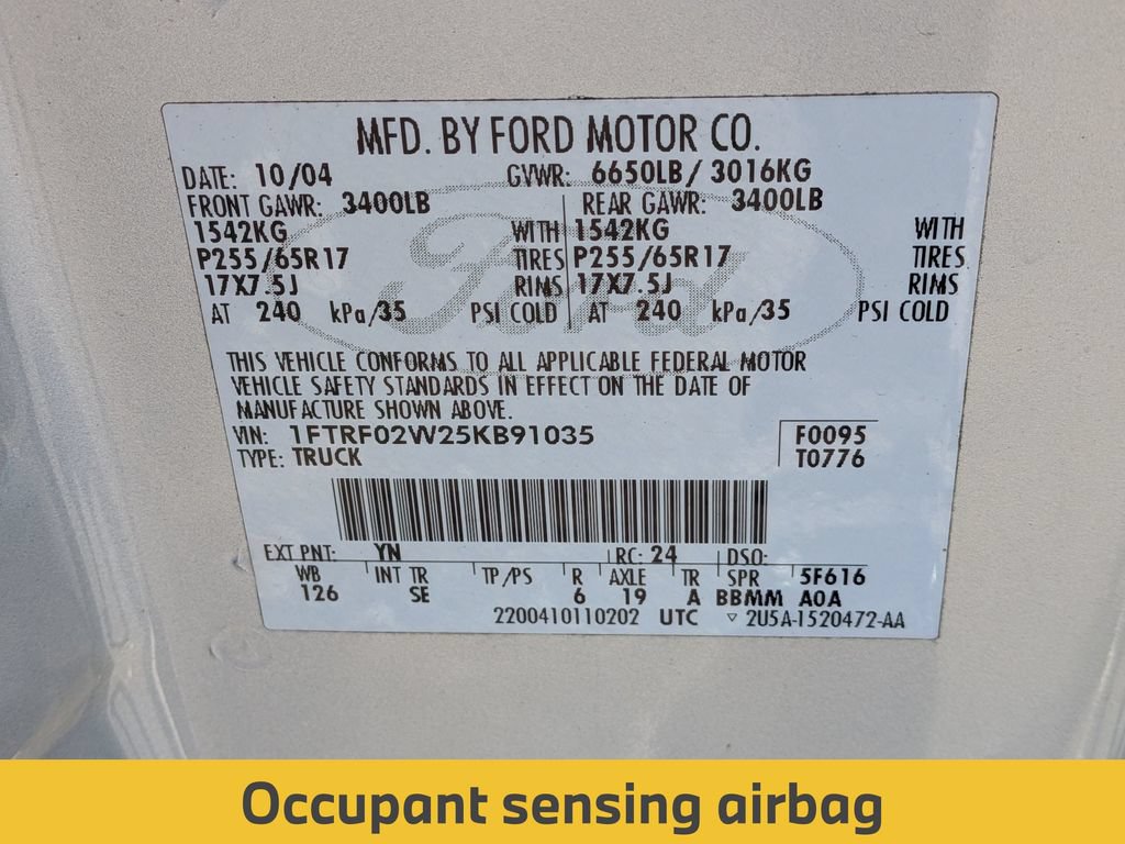 Used 2005 Ford F150 STX RWD image 21