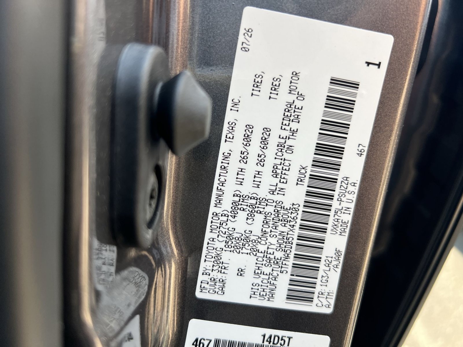 New 2026 Toyota Tundra Platinum AWD/4WD image 21