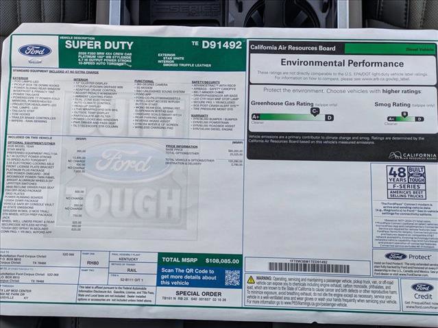 New 2026 Ford F350 Platinum w/ Platinum Plus Package image 18