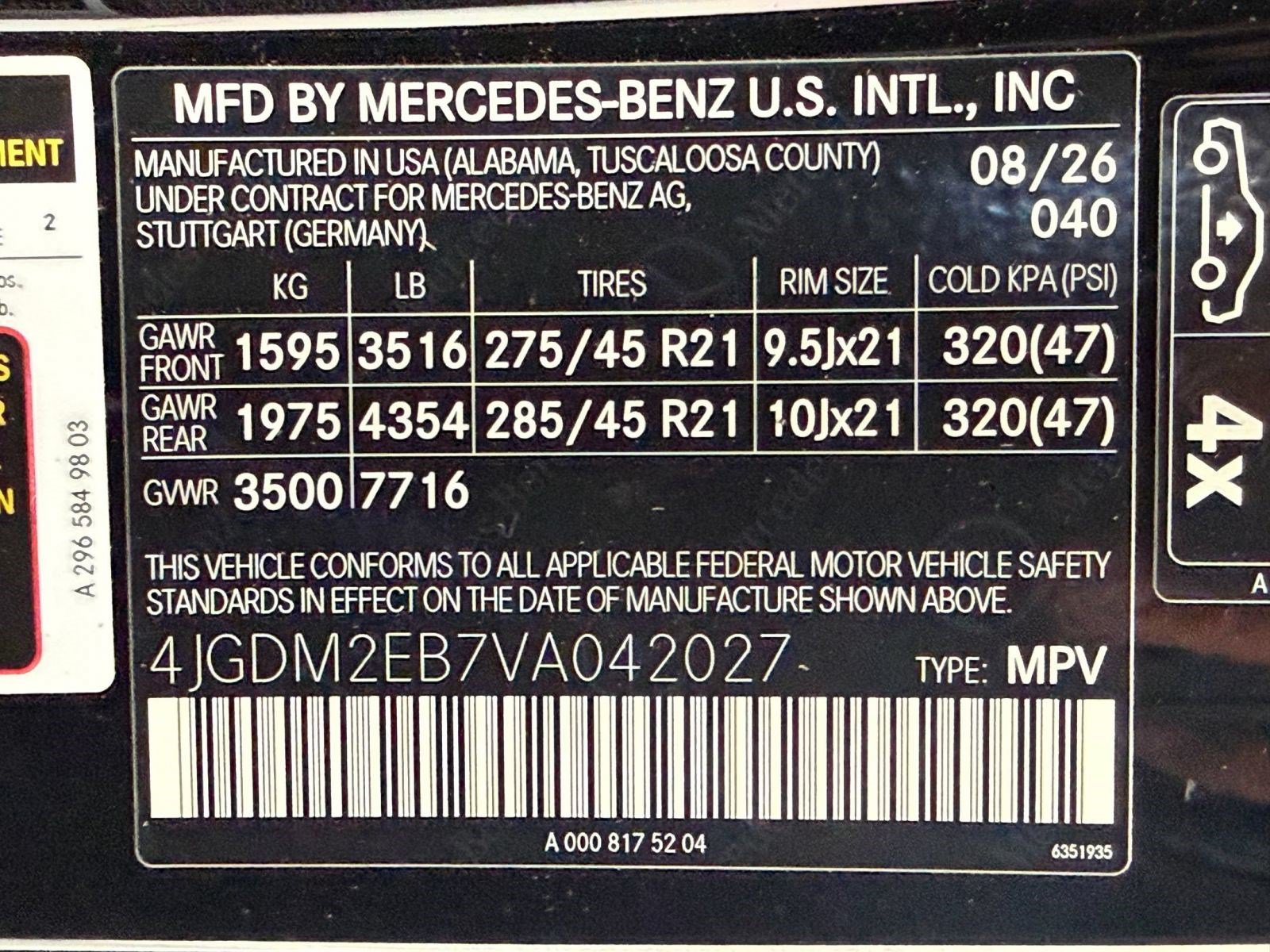 New 2027 Mercedes-Benz EQS 400 4MATIC SUV image 24