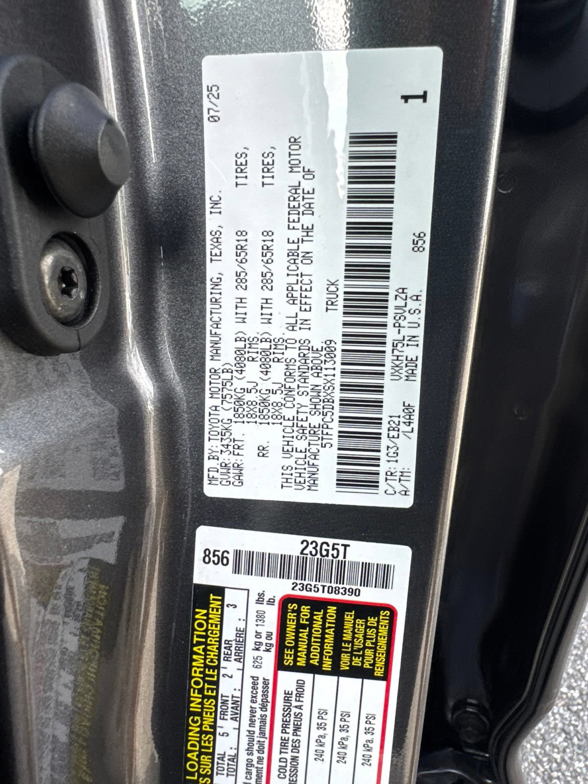 Used 2025 Toyota Tundra TRD Pro AWD/4WD image 14