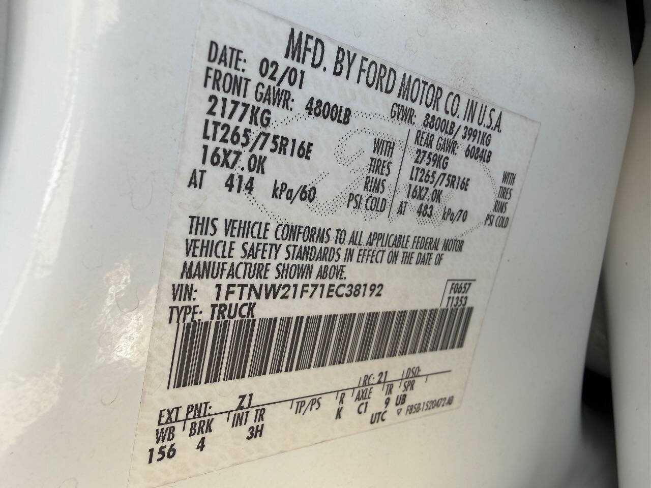 Used 2001 Ford F250 XLT AWD/4WD image 30