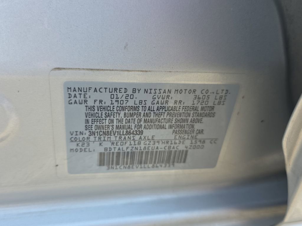 Used 2020 Nissan Versa SV image 20