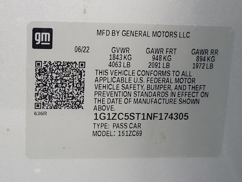 Used 2022 Chevrolet Malibu LS w/ Driver Confidence Package II FWD image 33