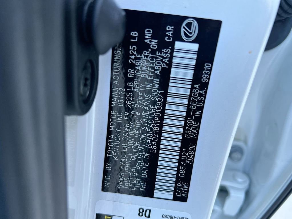 Certified 2023 Lexus ES 350 w/ Premium Package image 22