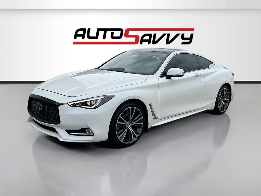 Used 2021 INFINITI Q60 3.0t Luxe w/ Essential Package AWD/4WD image 3