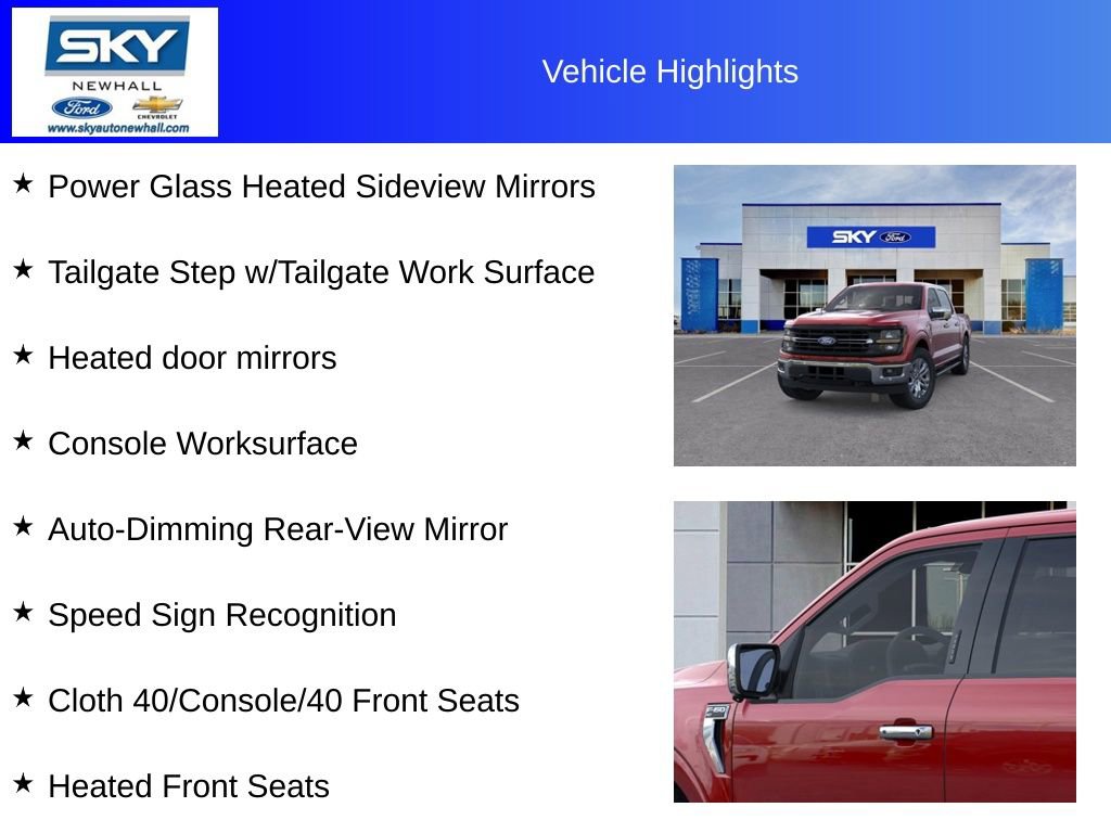 New 2024 Ford F150 XLT w/ Equipment Group 302A MID image 29