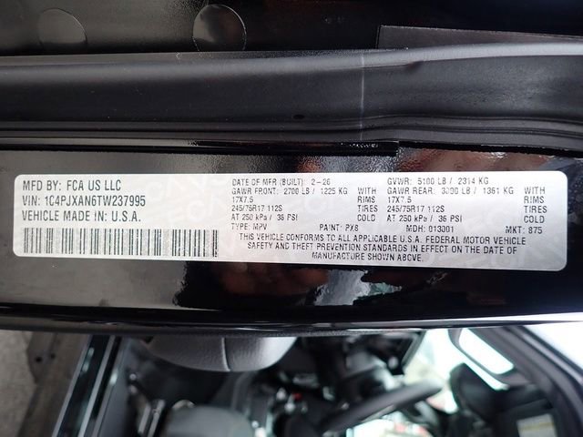 New 2026 Jeep Wrangler Sport S image 16