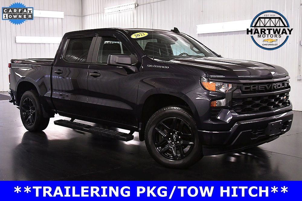 Used 2022 Chevrolet Silverado 1500 Custom image 1