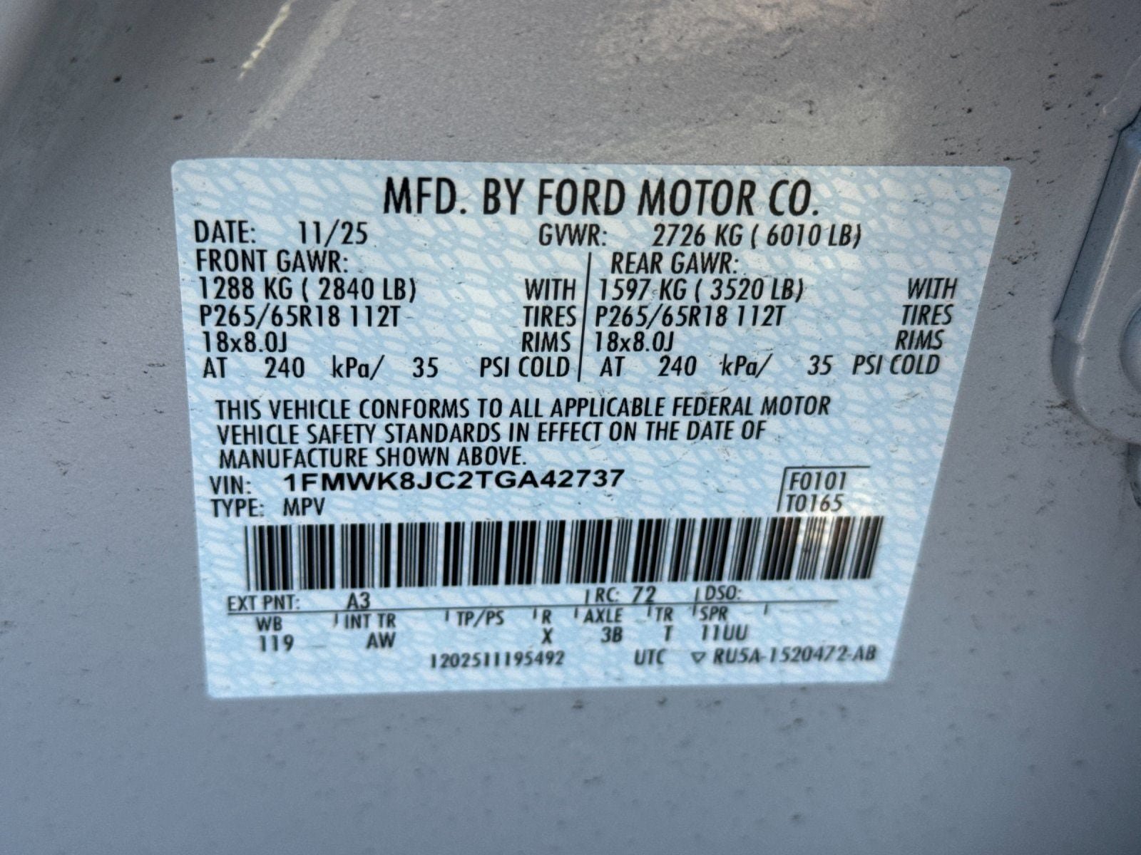 New 2026 Ford Explorer Tremor w/ Tremor Ultimate Package AWD/4WD image 30