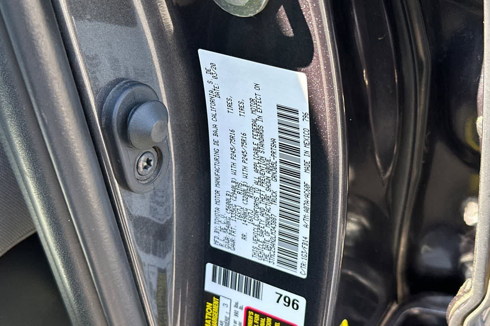Used 2020 Toyota Tacoma SR AWD/4WD image 29