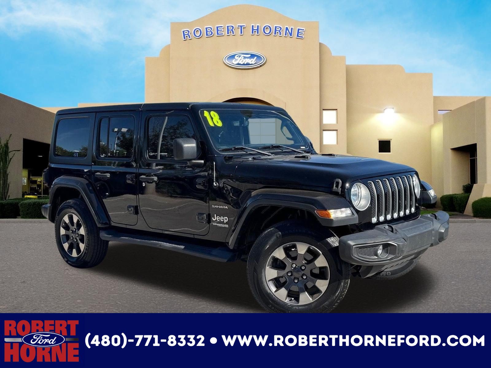 Used 2018 Jeep Wrangler Unlimited Sahara AWD/4WD image 1