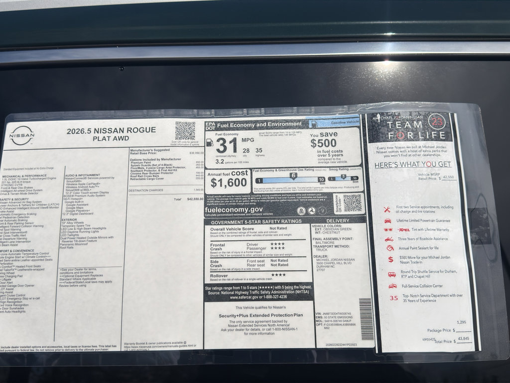 New 2026 Nissan Rogue Platinum image 12