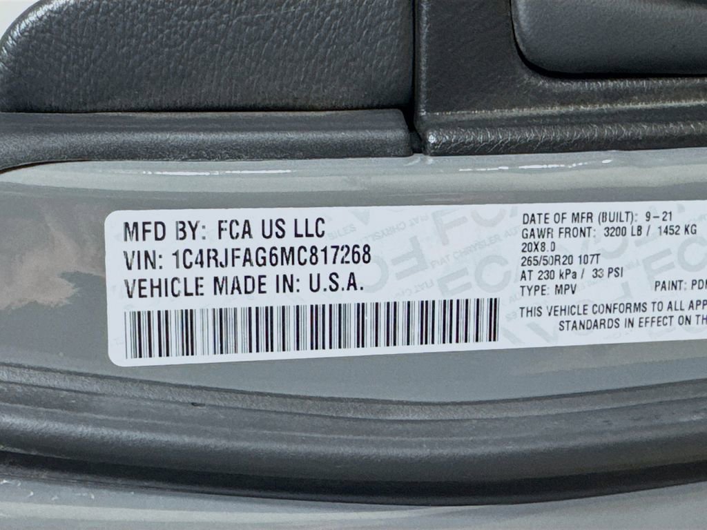 Certified 2021 Jeep Grand Cherokee Laredo X image 29