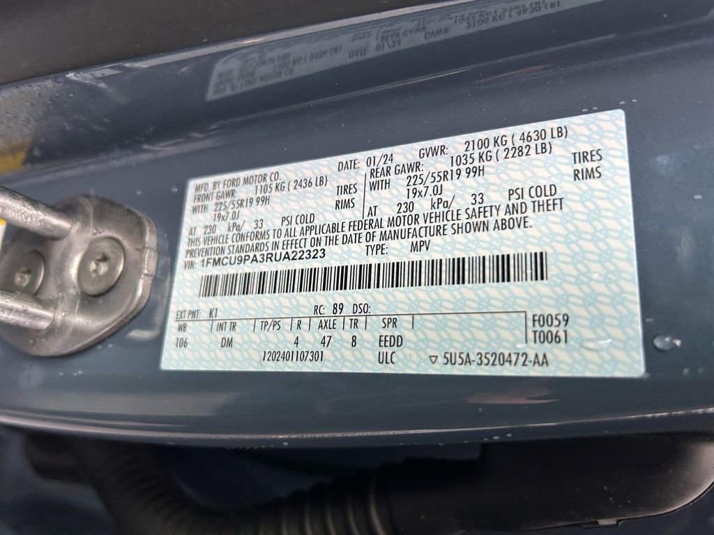 Used 2024 Ford Escape ST-Line Elite w/ Premium Technology Package image 35