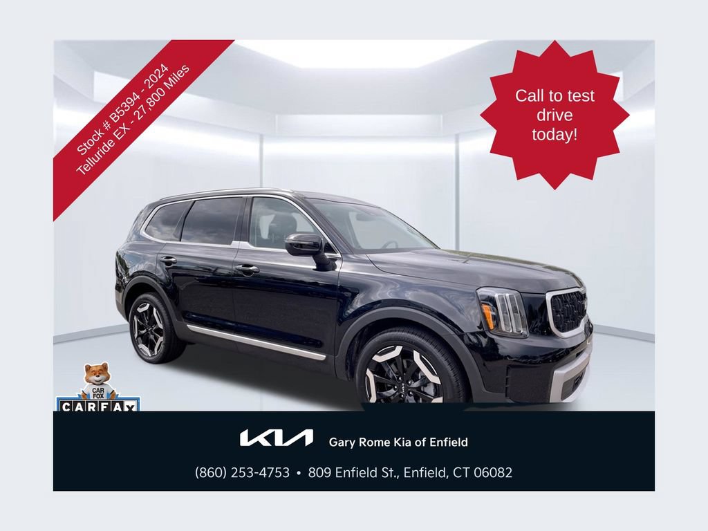 Used 2024 Kia Telluride EX w/ EX Captain's Chair Package