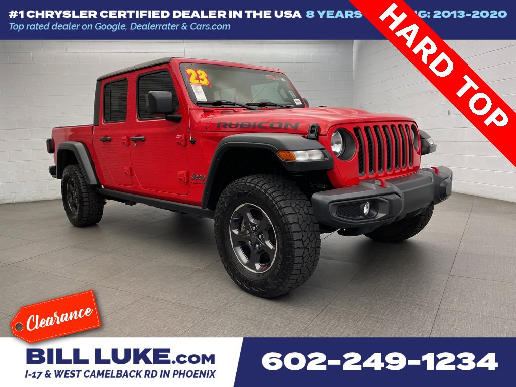 Certified 2023 Jeep Gladiator Rubicon w/ Trailer Tow Package