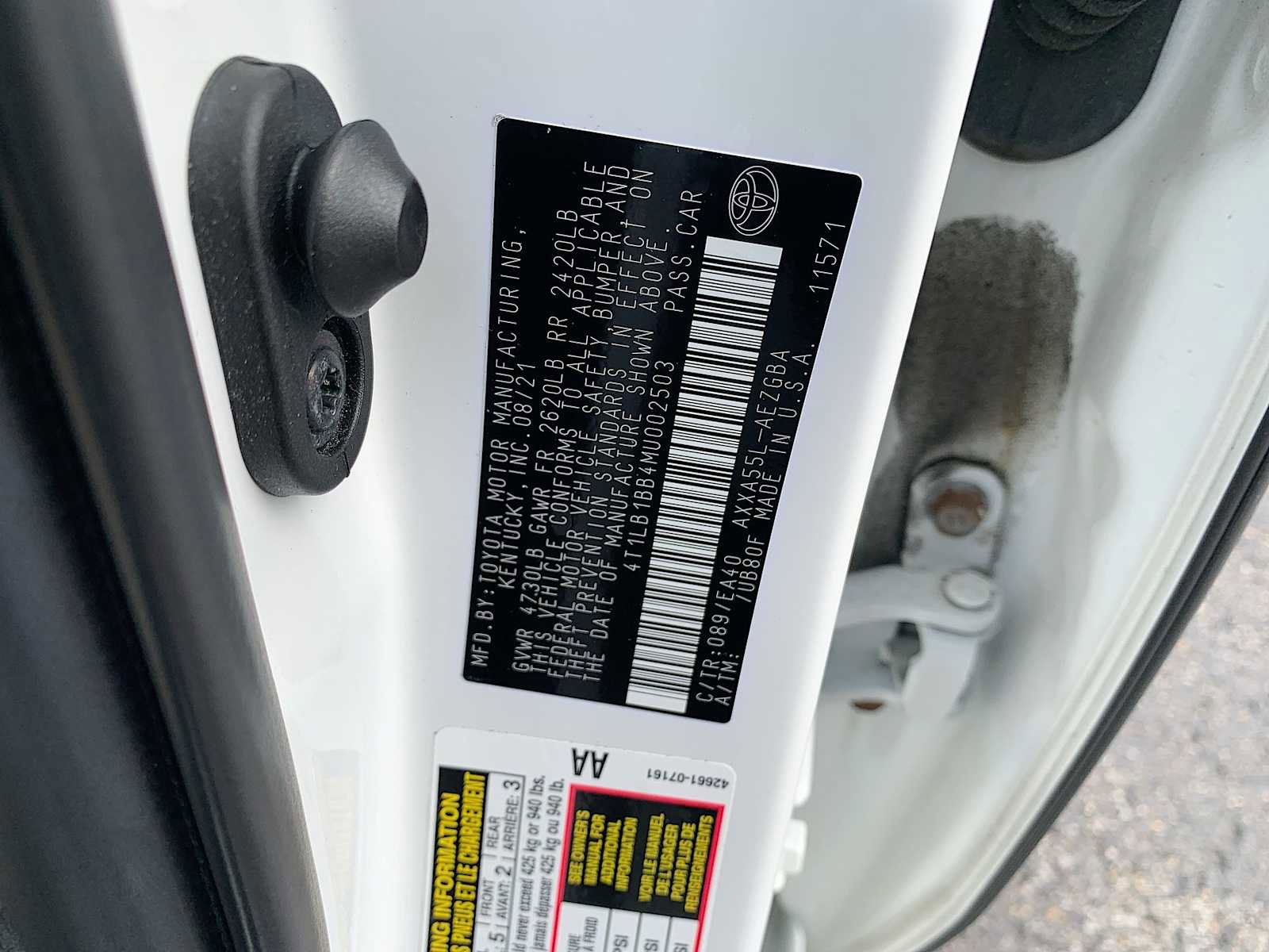 Used 2021 Toyota Avalon XLE w/ Moonroof Package image 33