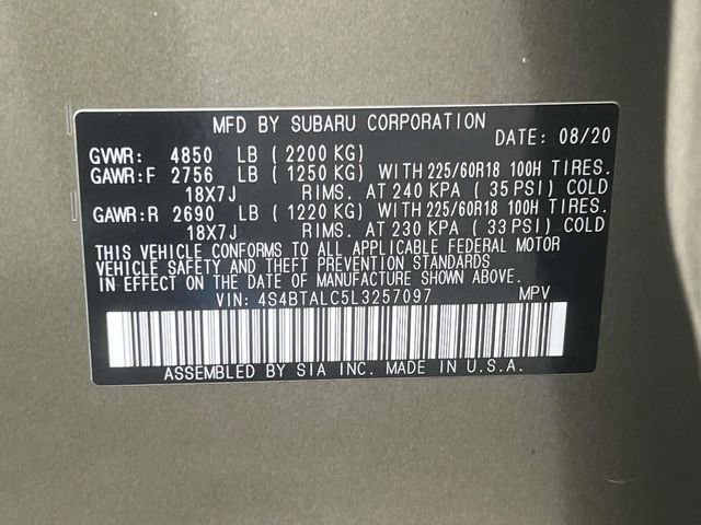 Used 2020 Subaru Outback Limited image 36