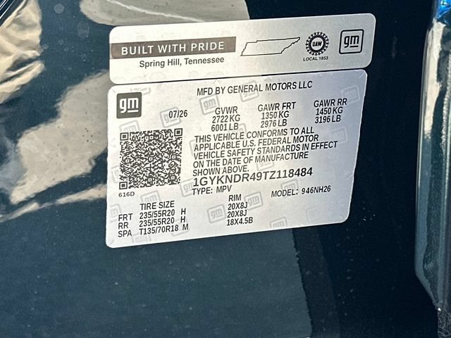 New 2026 Cadillac XT5 Premium Luxury w/ LPO, Floor Liner Package AWD/4WD image 18