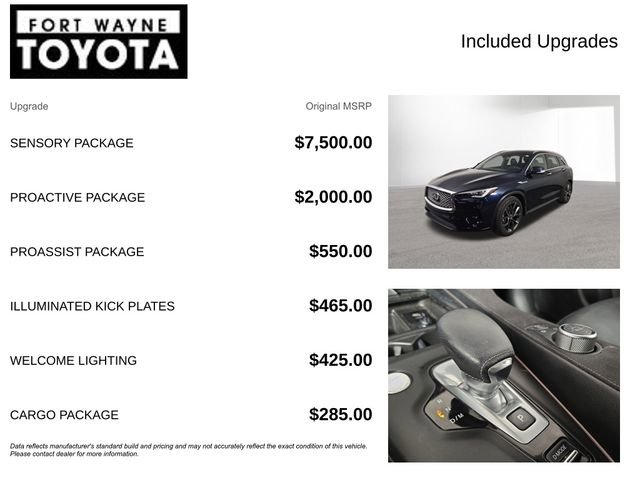 Used 2019 INFINITI QX50 Essential w/ Sensory Package image 4