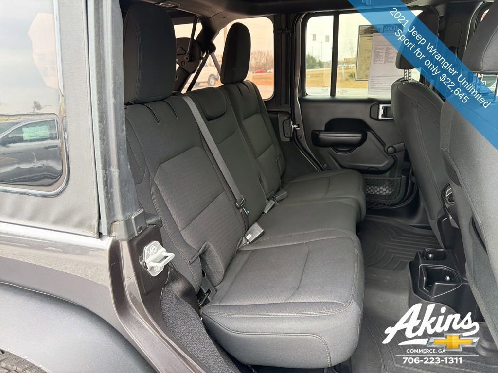 Used 2021 Jeep Wrangler Unlimited Sport image 19