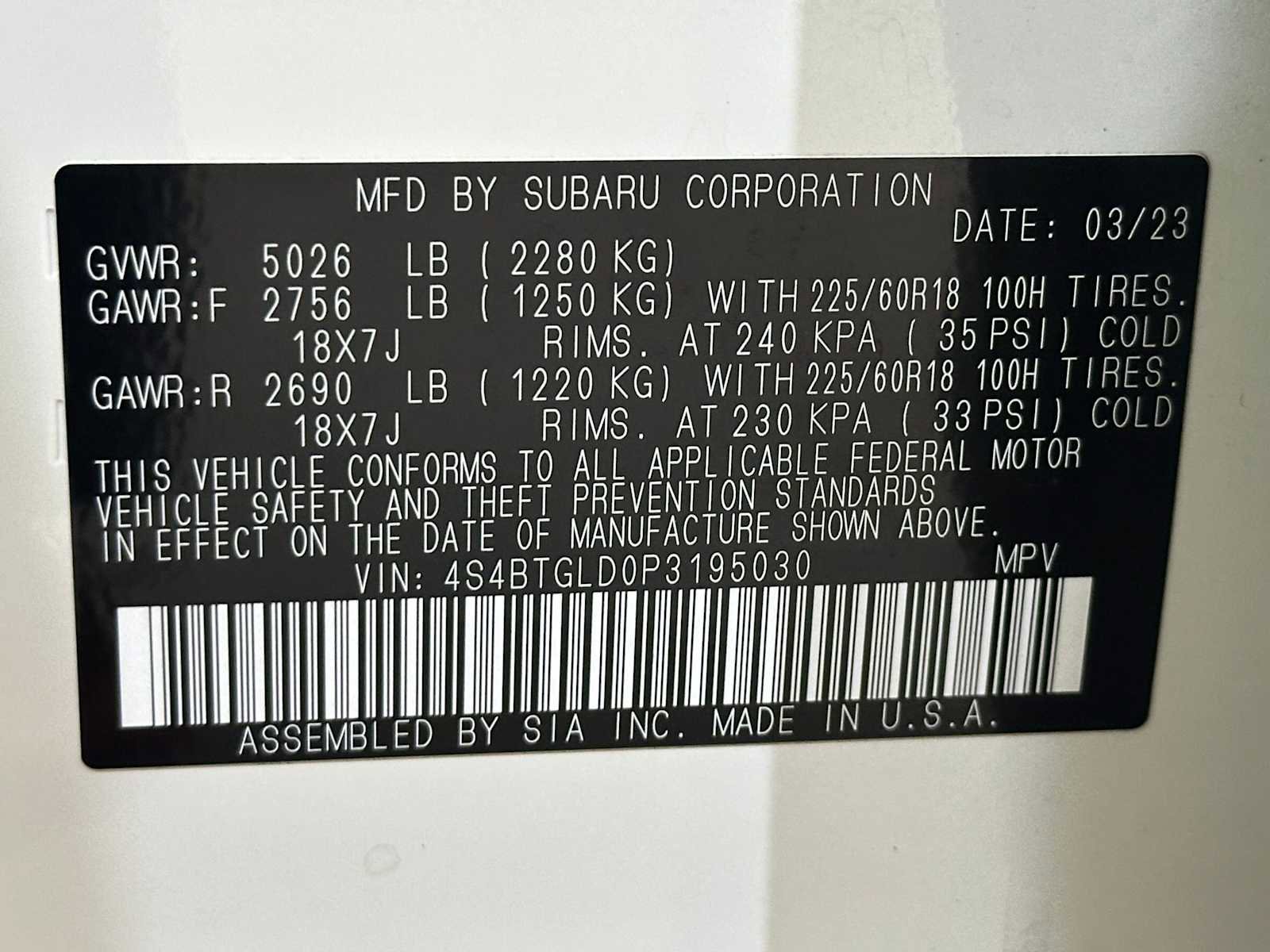 Used 2023 Subaru Outback Onyx Edition XT image 31