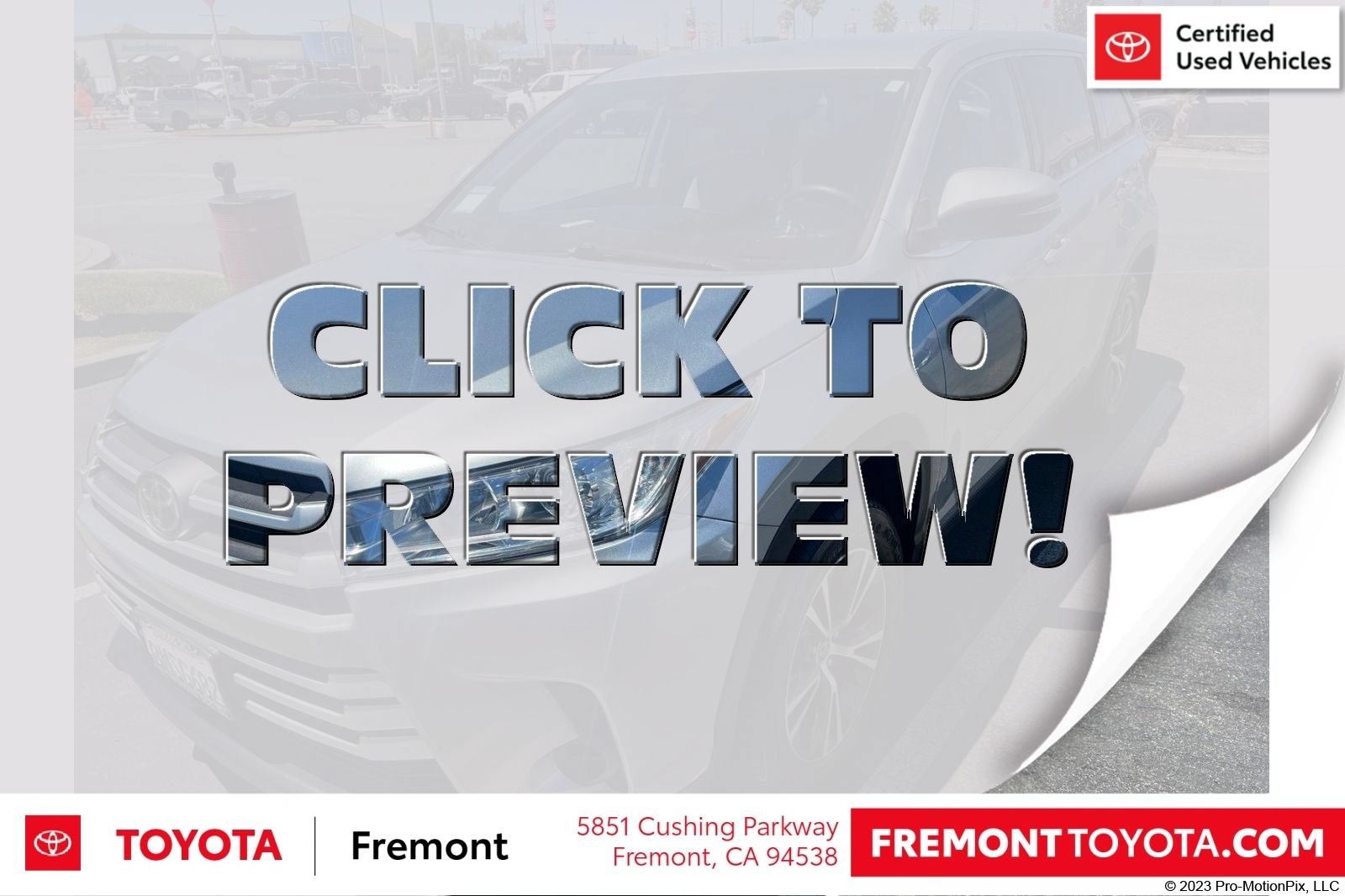 Certified 2019 Toyota Highlander LE FWD image 1