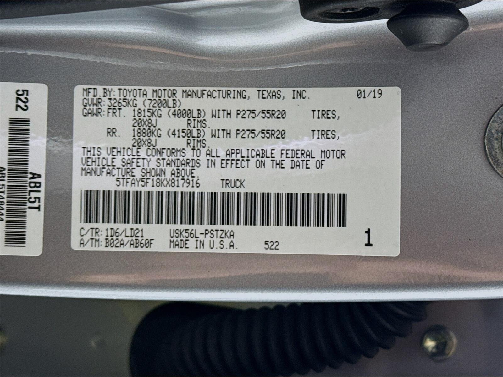 Used 2019 Toyota Tundra 1794 Edition AWD/4WD image 32