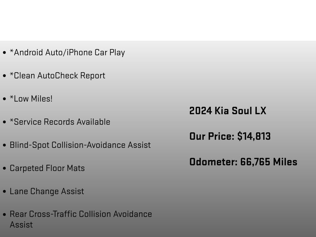 Used 2024 Kia Soul LX w/ Option Group 015 image 12