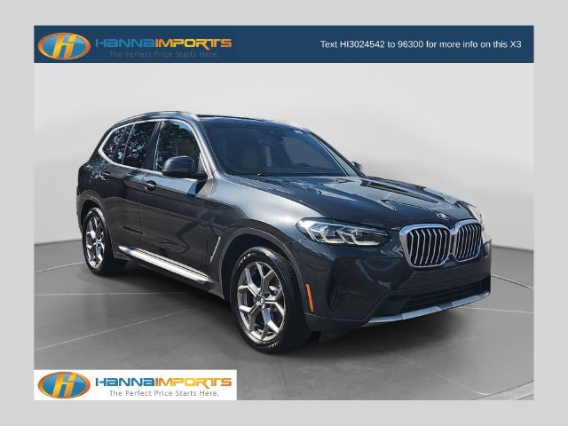 Used 2022 BMW X3 xDrive30i w/ Premium Package 2 (ZPA) AWD/4WD image 1