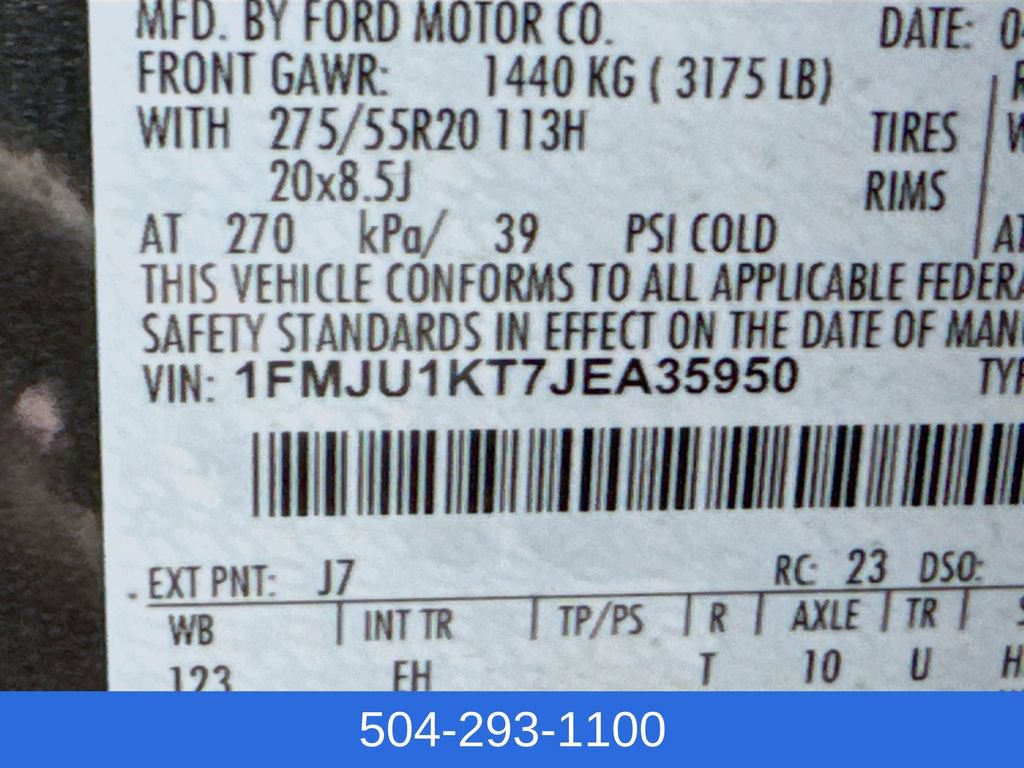 Used 2018 Ford Expedition Limited w/ Equipment Group 301A RWD image 37
