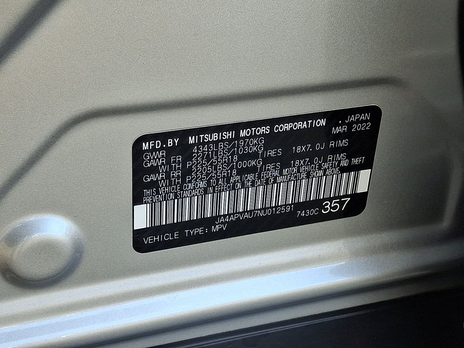 Used 2022 Mitsubishi Outlander Sport SE FWD image 27