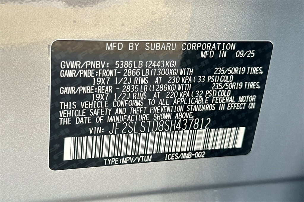 New 2025 Subaru Forester Touring image 38