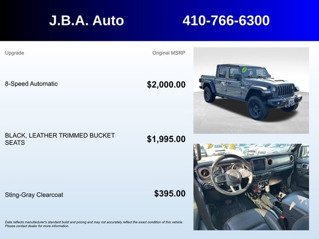 Used 2022 Jeep Gladiator Mojave image 5