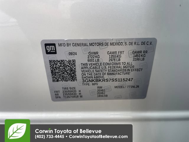 Used 2025 Chevrolet Blazer RS w/ Driver Confidence II Package AWD/4WD image 34