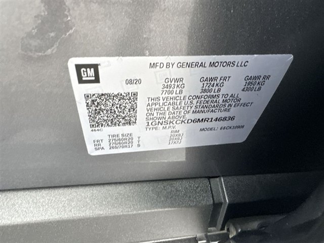 Certified 2021 Chevrolet Suburban LT w/ LT Signature Package AWD/4WD image 34